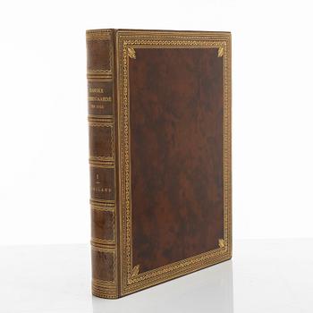 Bokverk, "Svenska Slott och Herresäten", 12 volymer (9+3) samt "Danske Herregaarde ved 1920", 3 volymer.