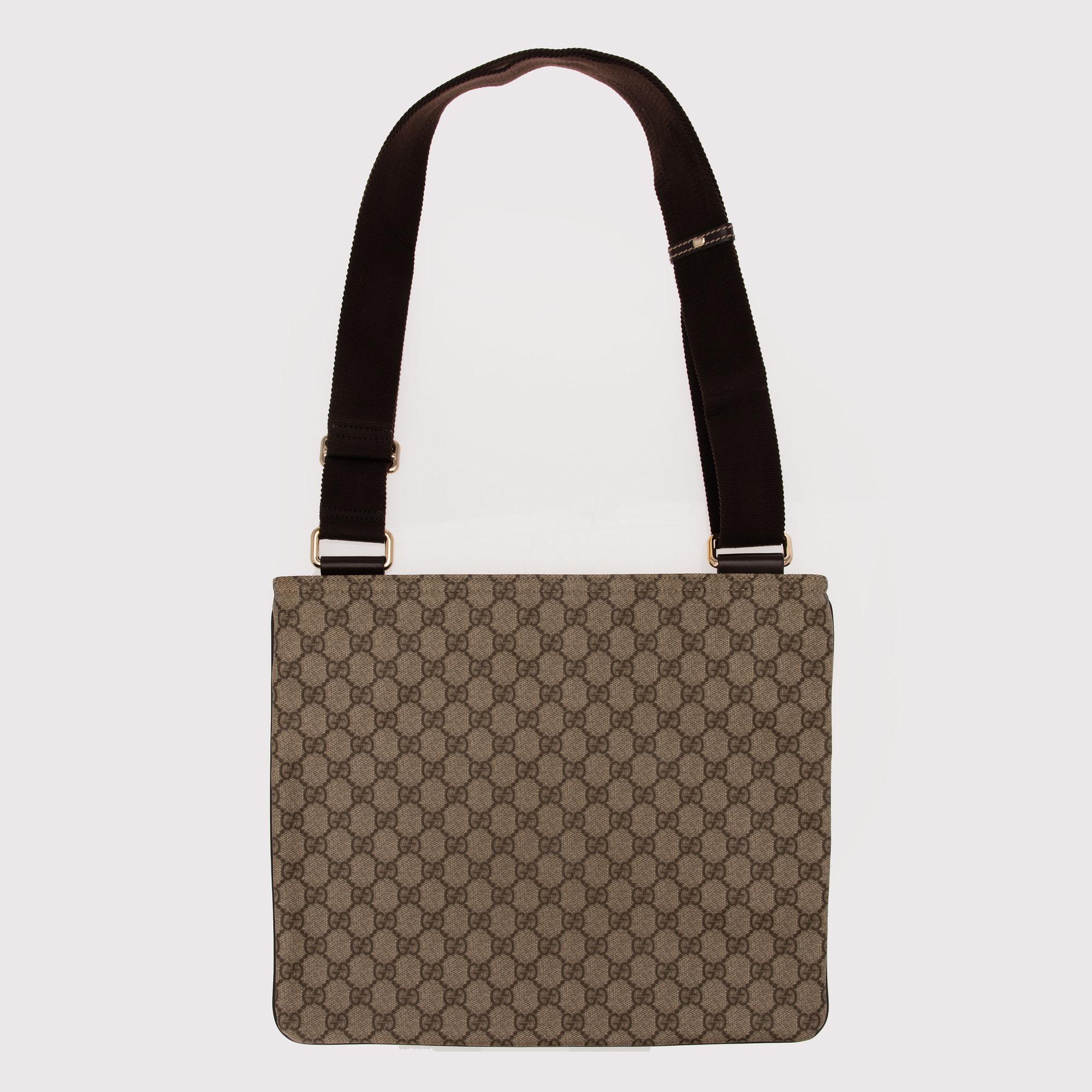 GG Supreme Coated Canvas Messenger bag.