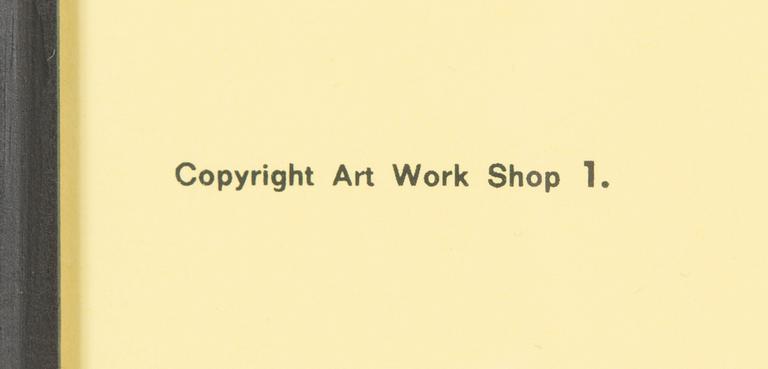 Tove Jansson, Poster, Moomin, Bull's Presstjänst, Art Work Shop, 1960s.