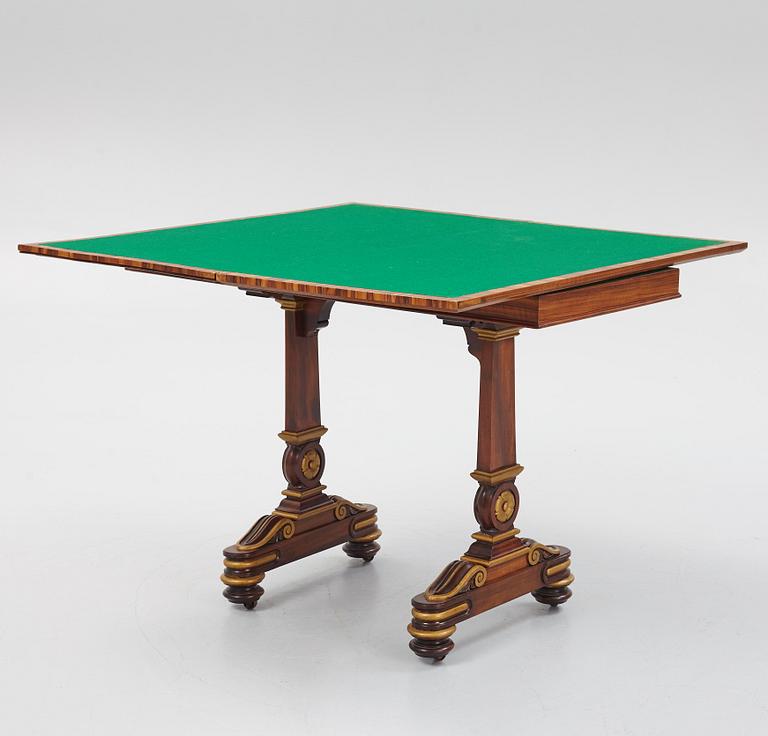 Spelbord, av Thomas & George Seddon (firma verksam i London 1753/1815-70), William IV.