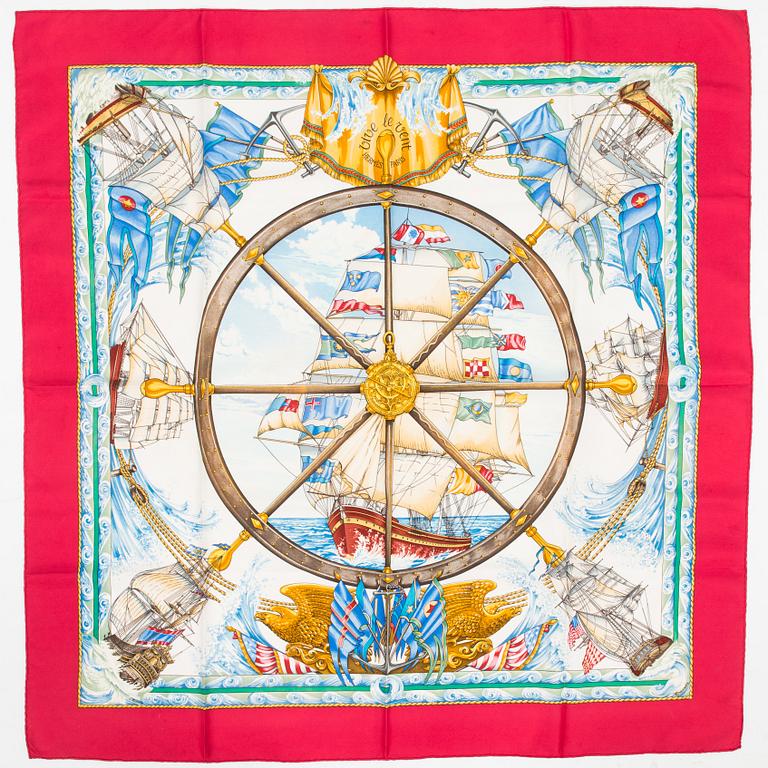 Hermès, "Vive Le Vent", scarf.