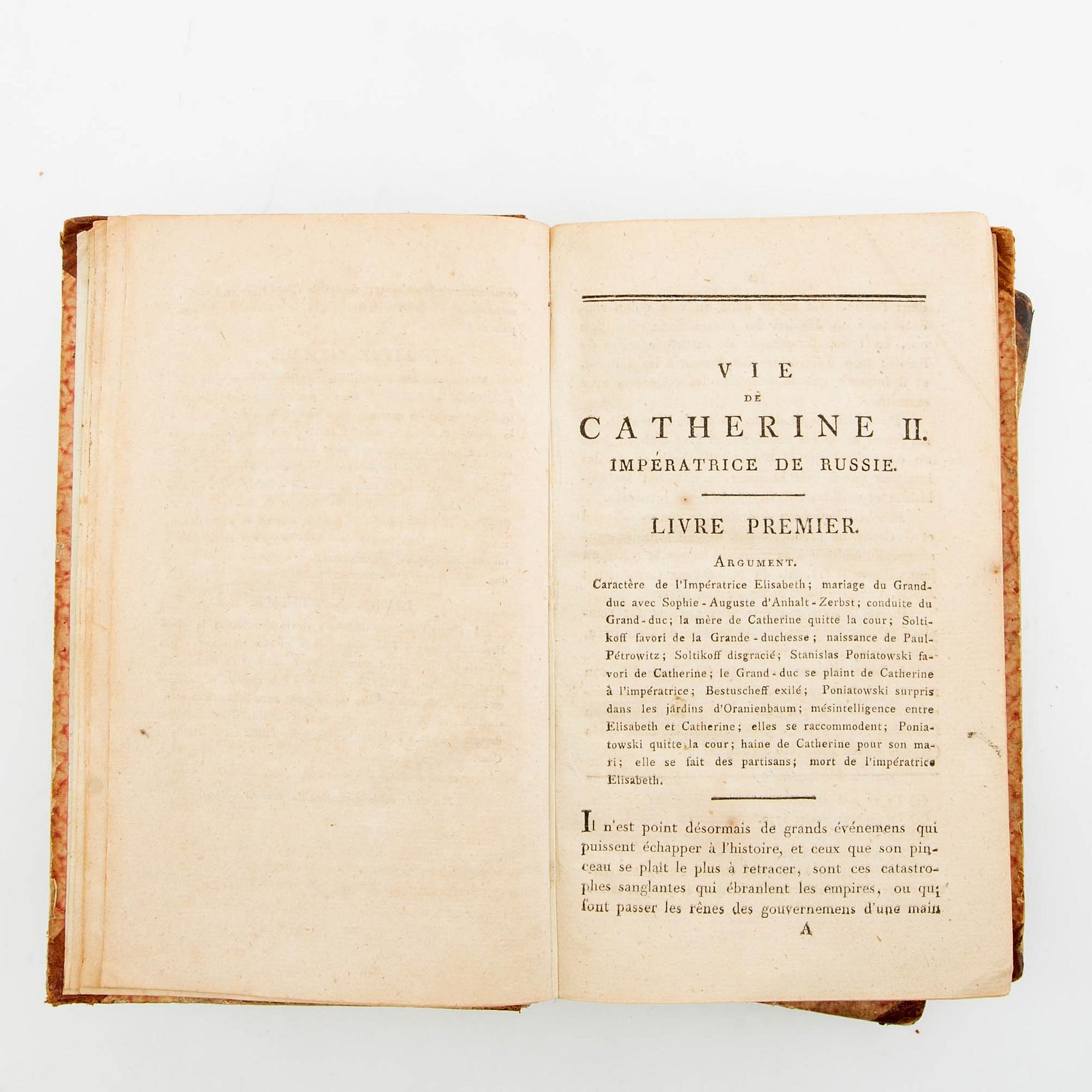 Books 2 vol "Life of Catherine II, Empress of Russia. I-II. New edition".