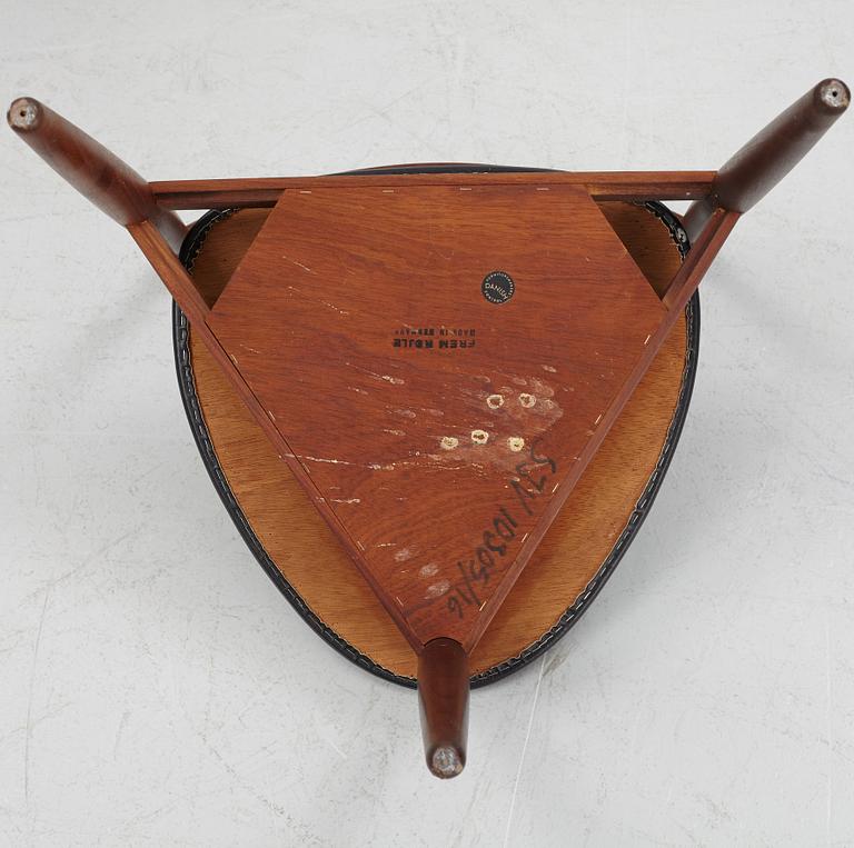 Hans Olsen, a five-piece teak fining suite from Frem Røjle, Denmark, 1950's/60's.