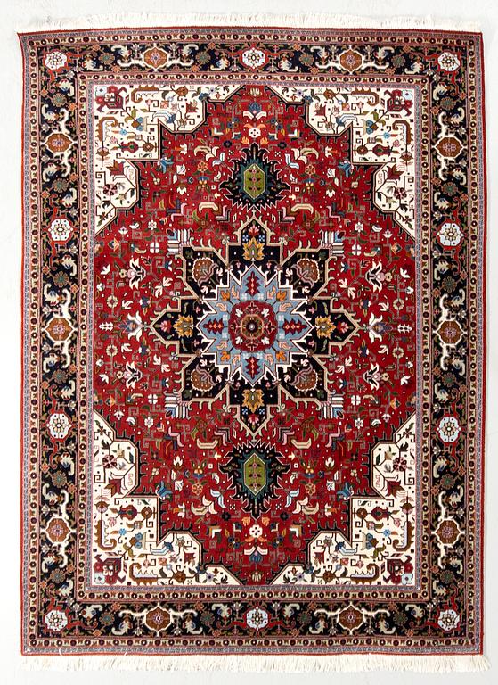 Carpet, Tabriz, approx. 201 x 146 cm.