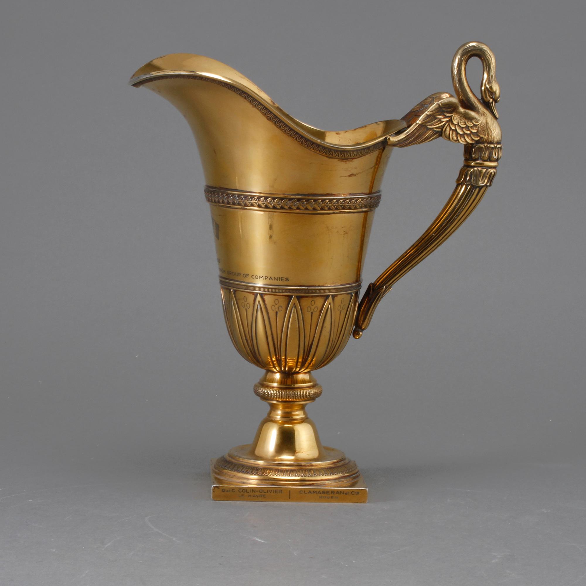 KANNA, Tetard Freres, Frankrike, silver, omkring 1900. Vikt ca 1 135 gram.