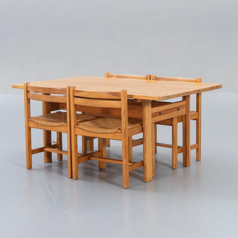 Børge Mogensen, matbord, 4 stolar, "Asserbo", Firma Karl Andersson & söner.