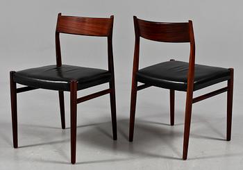 MATGRUPP, 9 delar, Arne Vodder, Sibast Furniture, 1950/60-tal.