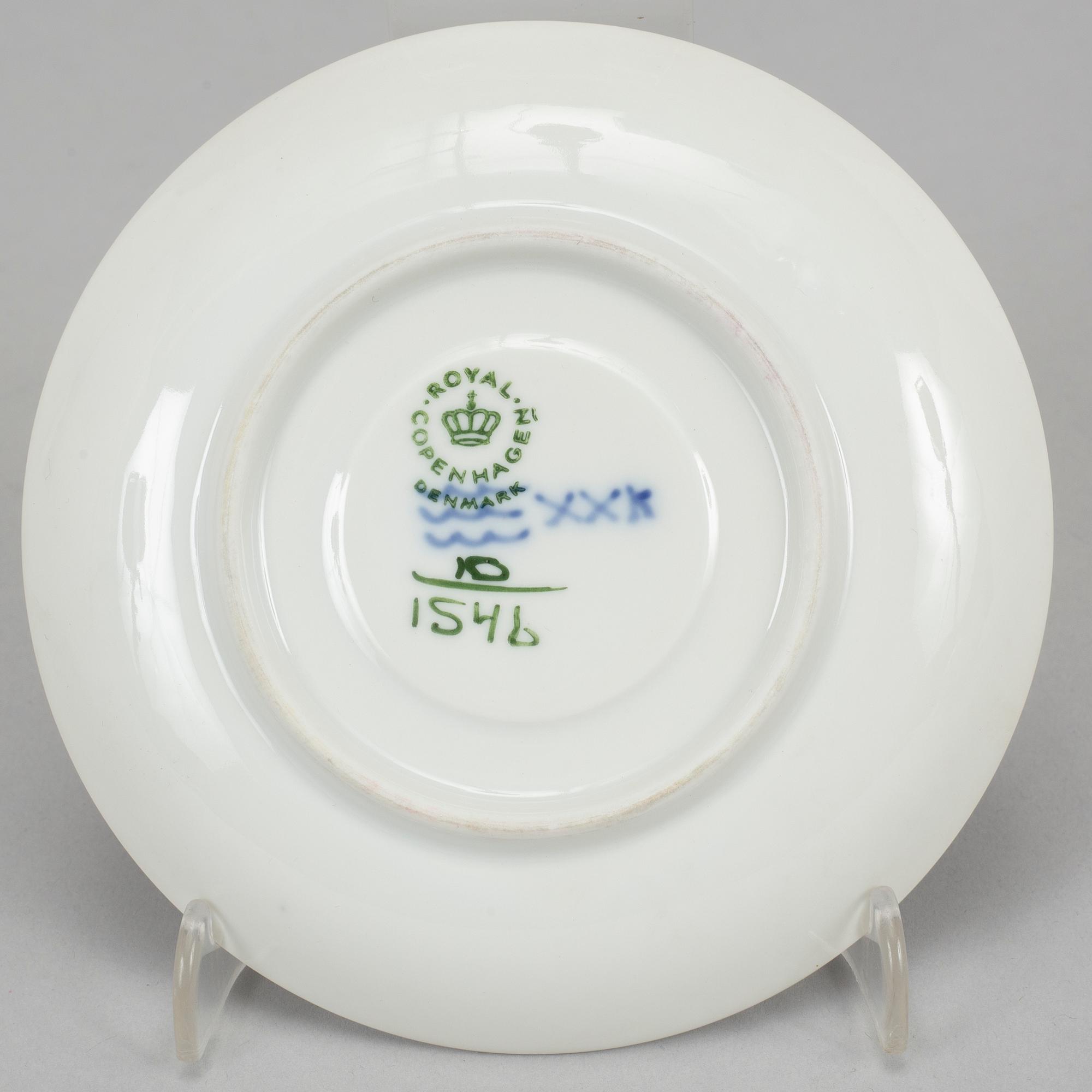 Royal Copenhagen, a part 'Blå Blomst' coffee service, Denmark (26 pieces).