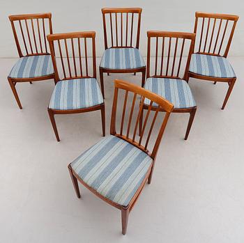 MATSALSMÖBEL, 7 delar, "Herrgården", Carl Malmsten, Bodafors, 1950-tal.