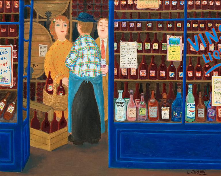 Lennart Jirlow, At the wine store.