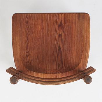 Axel Einar Hjorth, a stained pine 'Sandhamn' chair, Nordiska Kompaniet, Sweden 1931.