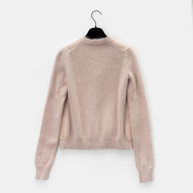 The Row, A wool and silk cardigan, size XS.