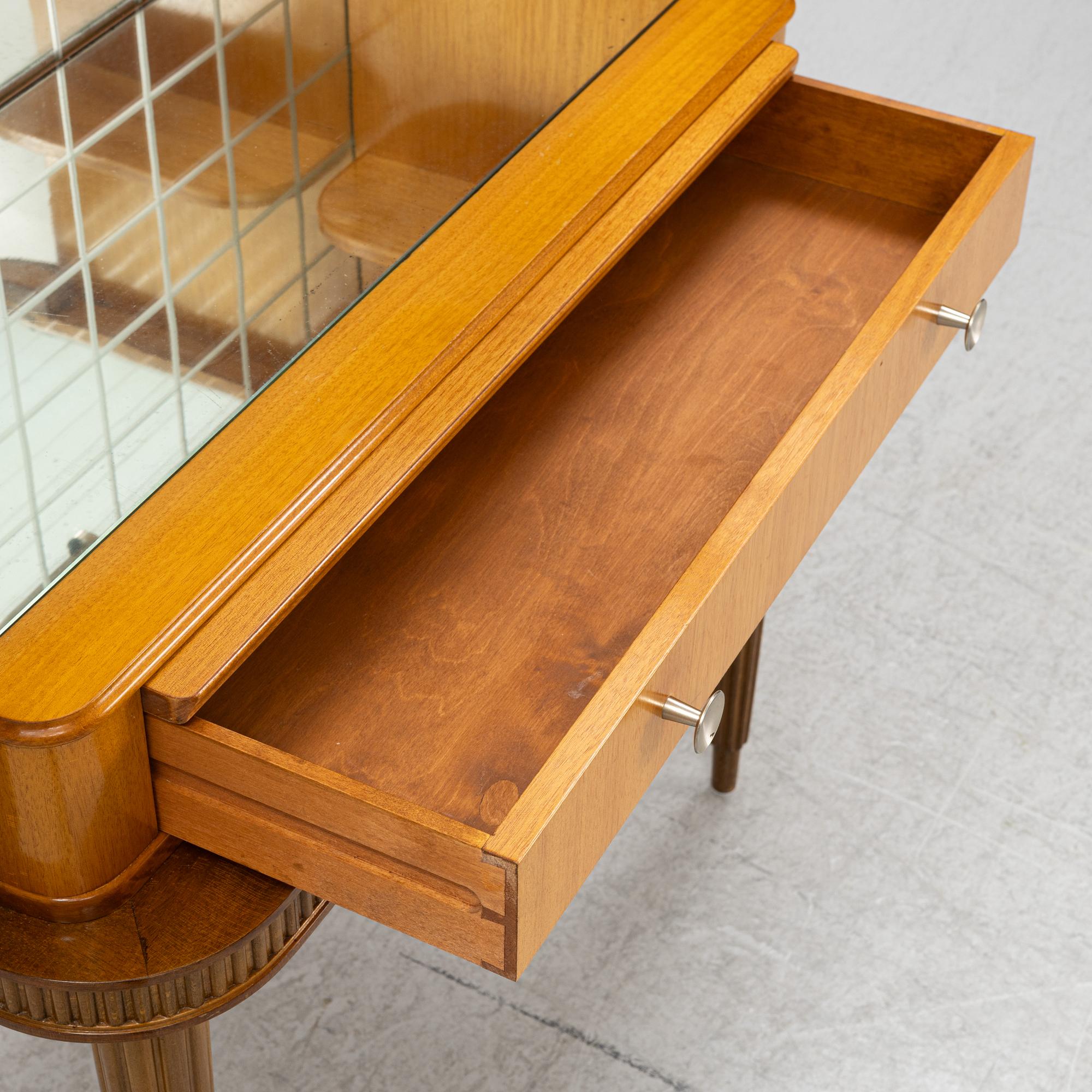 A Swedish Modern bar cabinet, AB Förenade Möbelfabrikerna, Lindköping, 1940's/50's.