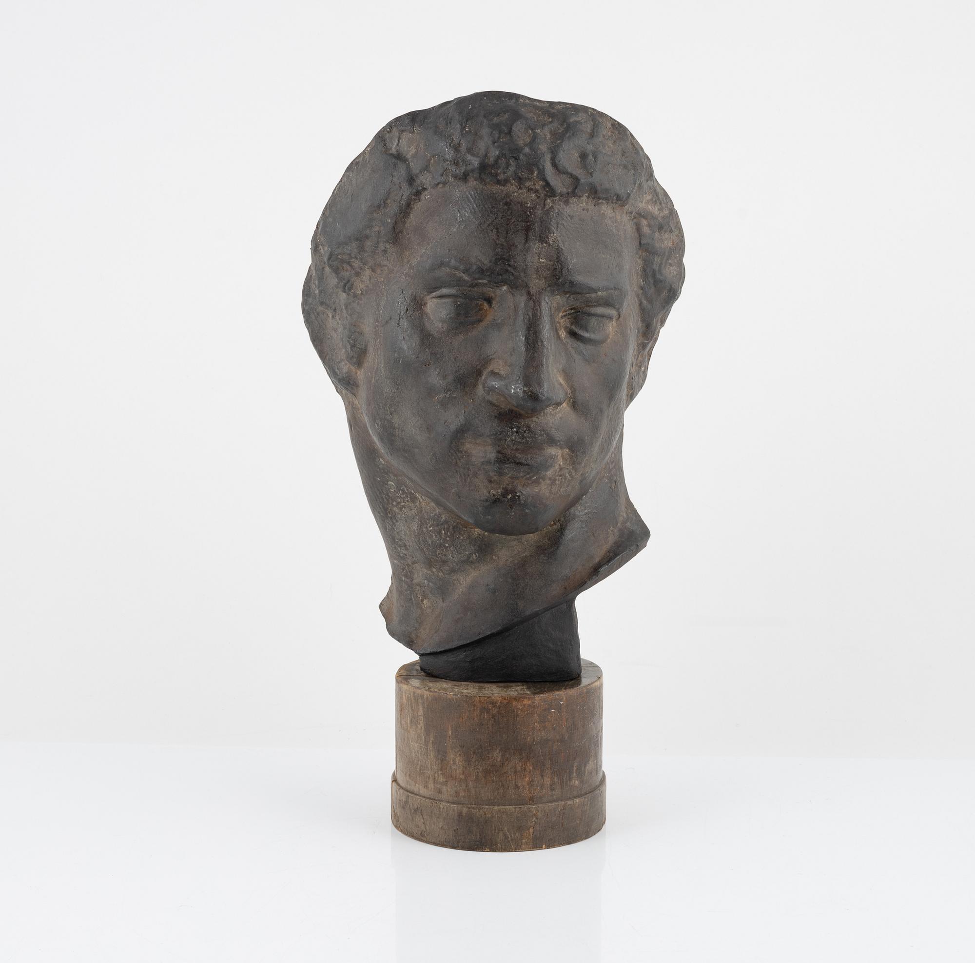 A iron sculpture, 20th century.