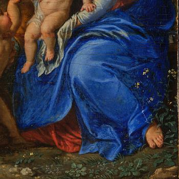 Philippe de Champaigne, after, The Holy Family with a Sparrow.