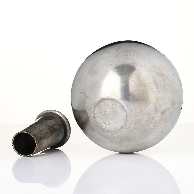 Nils Fougstedt, a pewter vase model A 1477, Firma Svenskt Tenn, Stockholm, 1932.