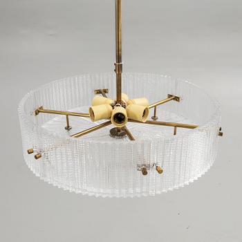 Carl Fagerlund, Ceiling lamp, Orrefors, mid-20th century.