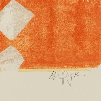 MADELEINE PYK, lithograph in colours, signed 4891/5000.