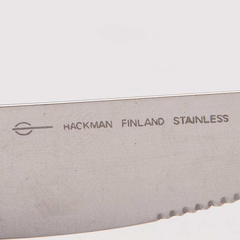 BERTEL GARDBERG, BESTICKUPPSÄTTNING, 54 delar, "Lion de luxe", Hackman, Finland.