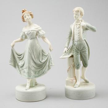 Two porcelain figurines by Ernst Wahliss for Royal Vienna, first half of the 20th century.