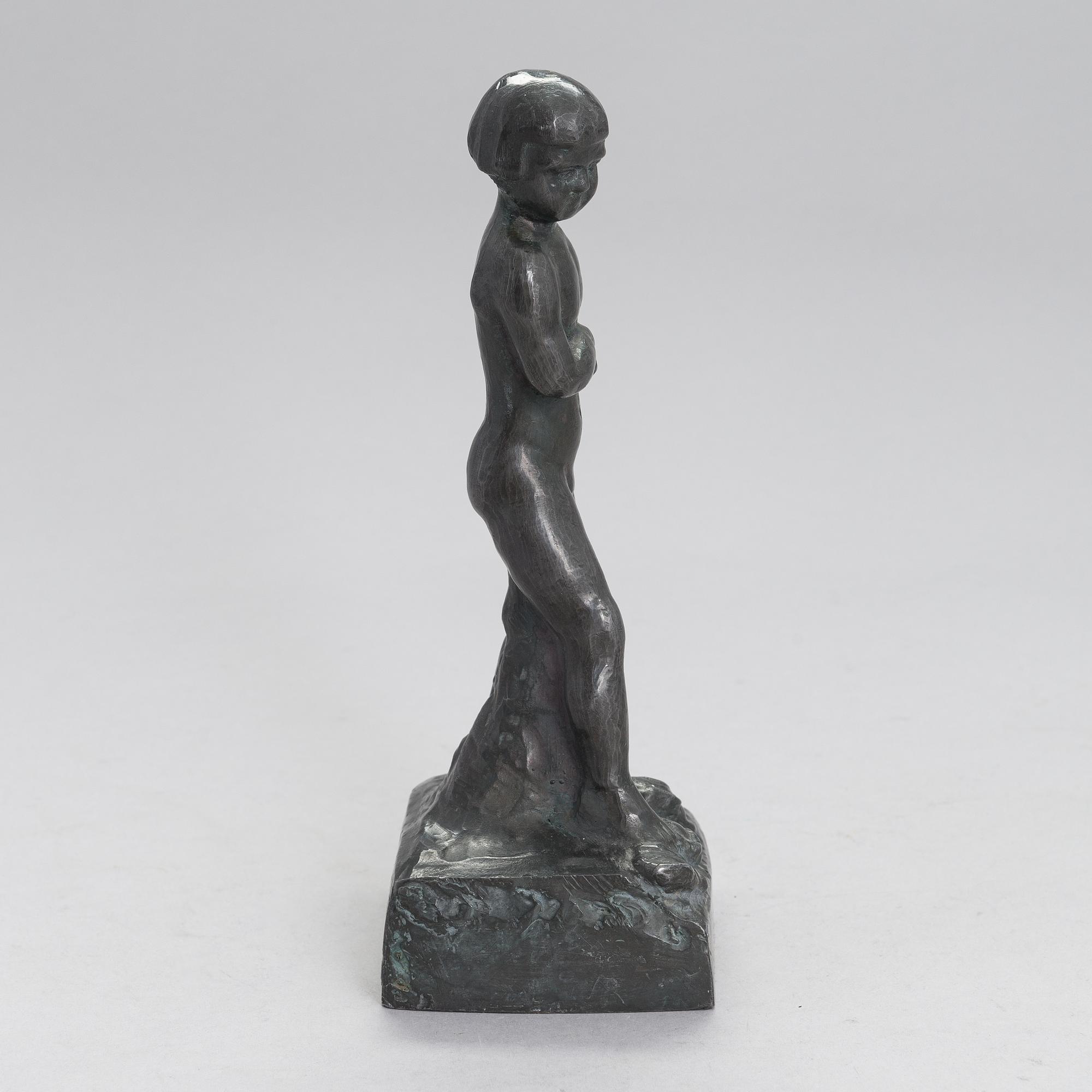 Hjalmar Stenholm, a bronze sculpture, signed and dated 1935.