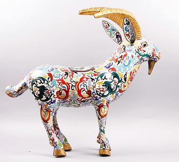 SKULPTUR, cloisonné, 1900-tal.