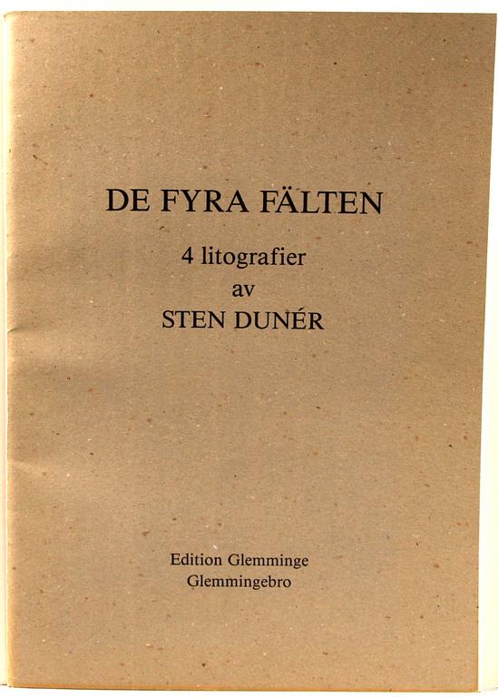 STEN DUNER, mapp med 4 färglitografier, sign o numr 10/200.