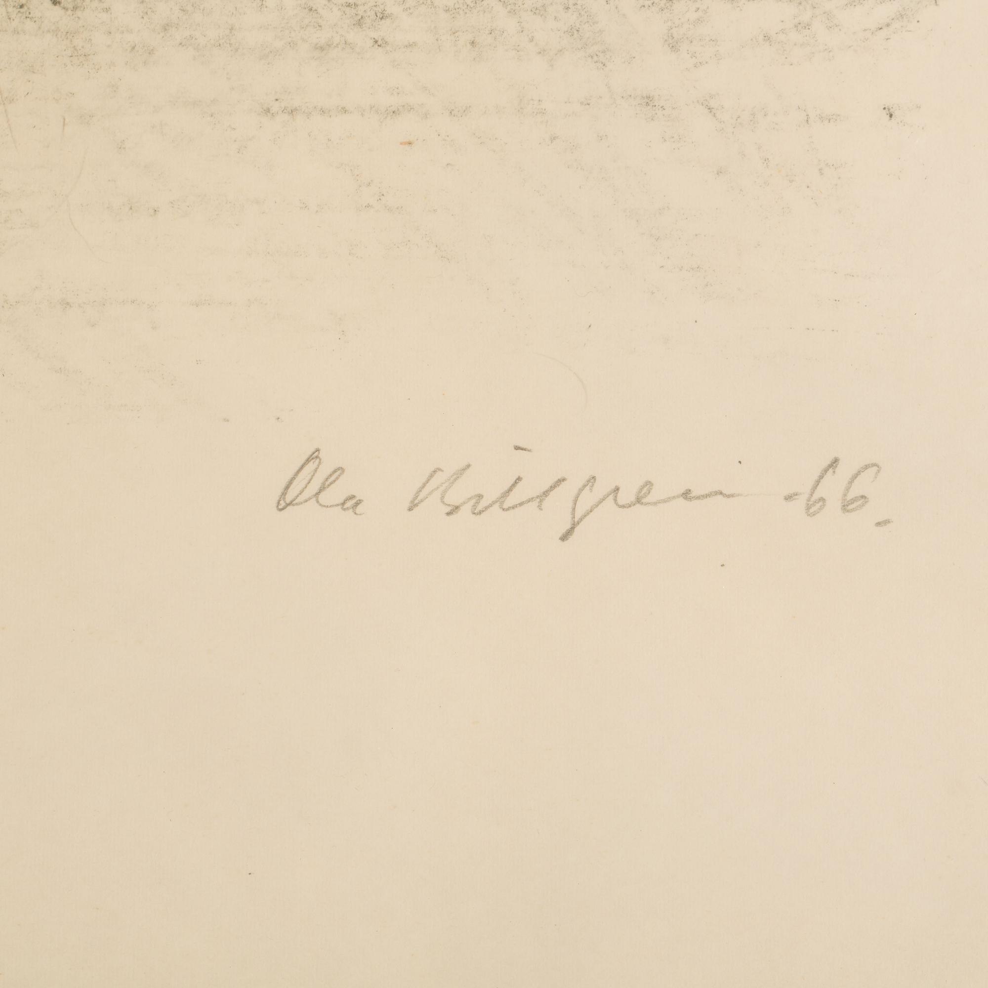 OLA BILLGREN, litografi, signerad och numrerad 64/450. Utgiven av Svenska Rederiaktiebolaget Öresund.