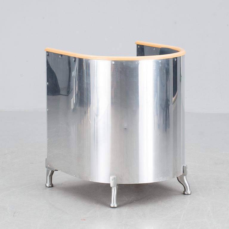 FÅTÖLJ, "Aluminium Chair" Mats Theselius, Källemo efter 1990.