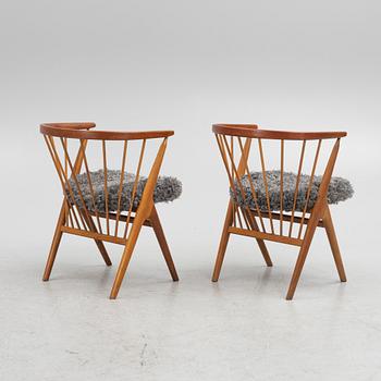 Helge Sibast, chairs, a pair, "No 8", Sibast Furniture, Denmark, mid-20th Century.