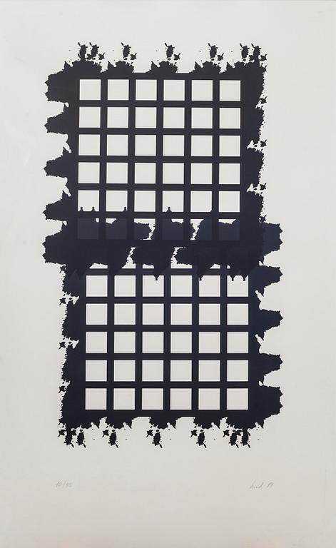 RAUL MEEL, färgserigrafi, signerad -89 och numrerad 10/50.