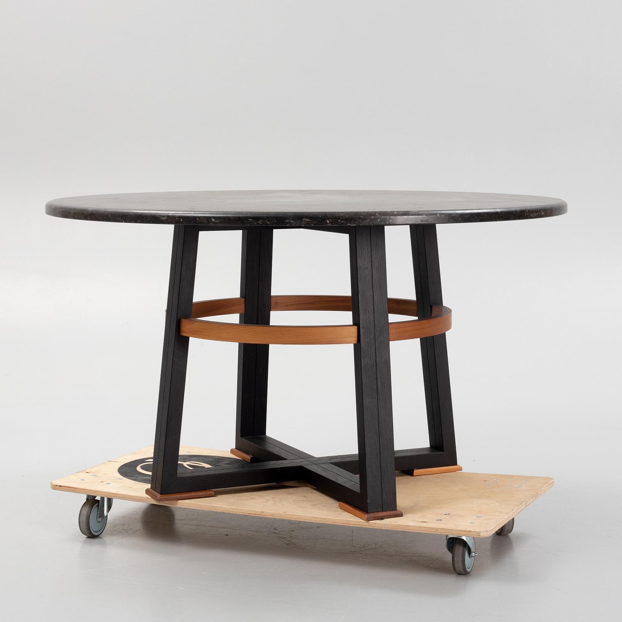 Attila Suta, dining table, own workshop, Stockholm.