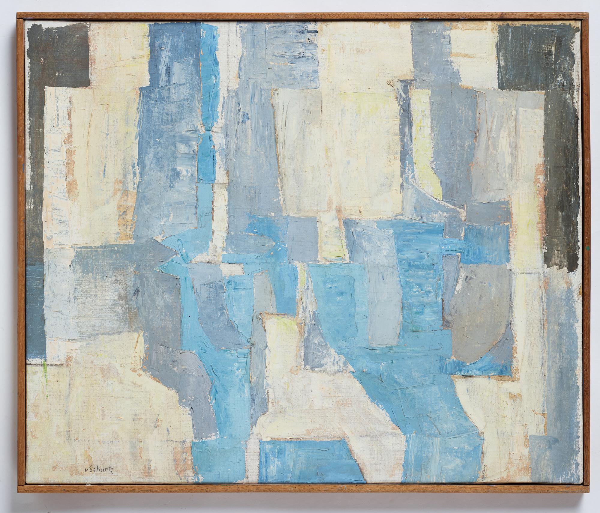 Philip von Schantz, oil on canvas, signed, executed 1960.