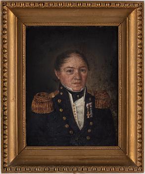 OKÄND KONSTNÄR, 1800-tal, ett par, olja på duk, signerade P. Petersen och daterade 1839 a tergo.