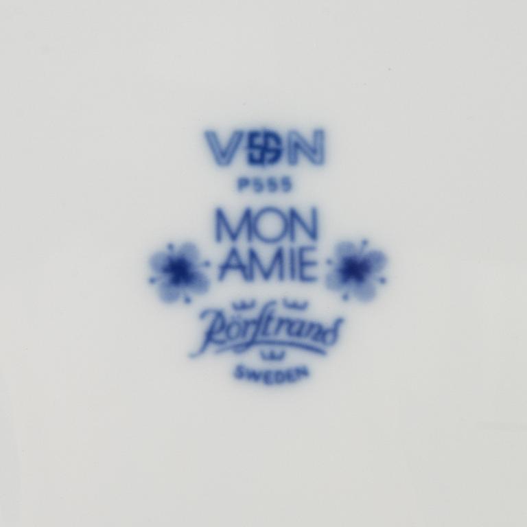 Marianne Westman, 34 pices of 'Mon Amie' porcelain, Rörstrand, Sweden.