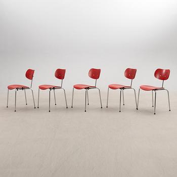 Egon Eiermann, stolar 5 st "SE 68", Wilde & Spieth 2000-tal.