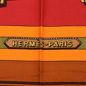 SCARF, siden, "Les Sangles", design Joachim Metz, Hermès, Paris.