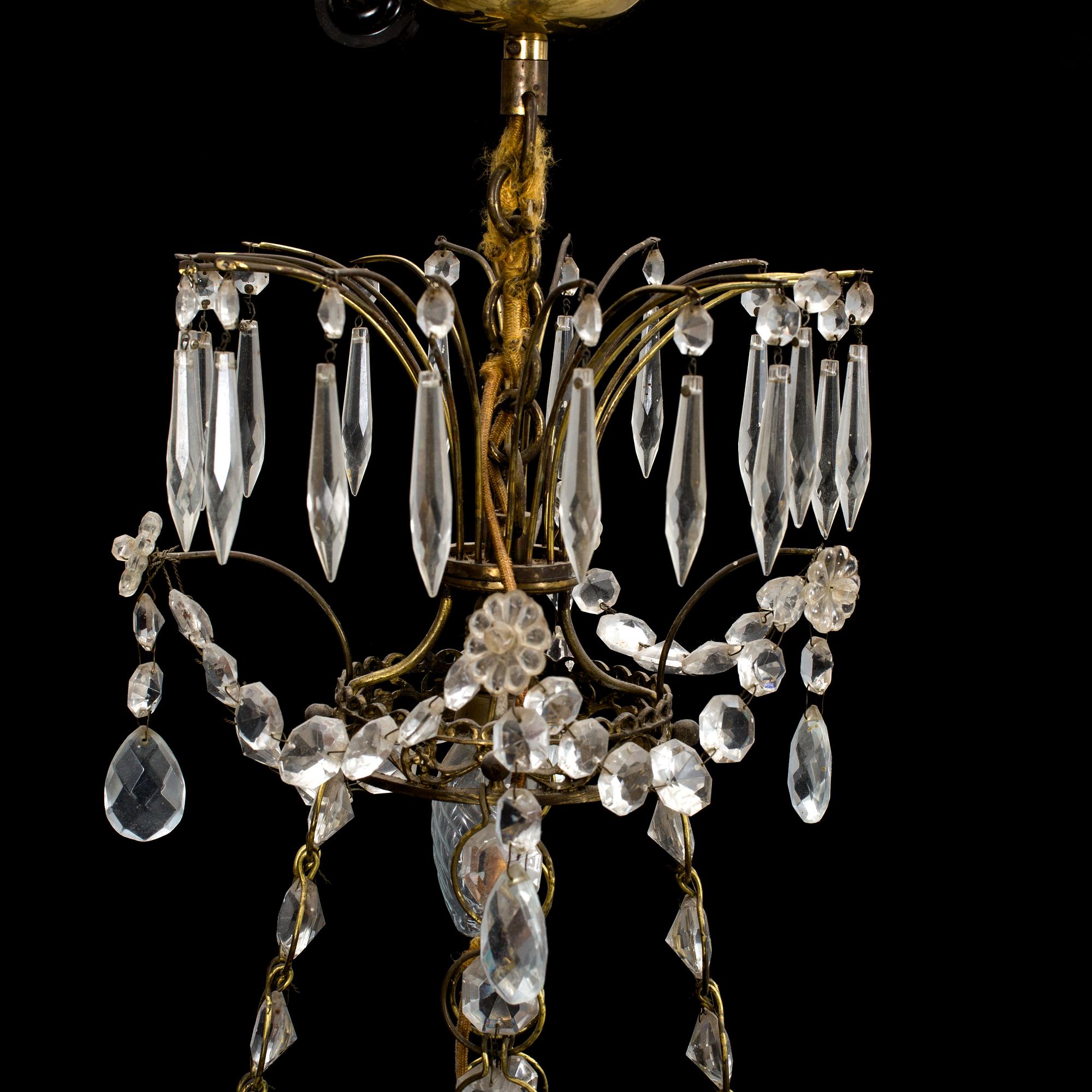 LJUSAMPEL, gustaviansk stil, 1900-tal.
