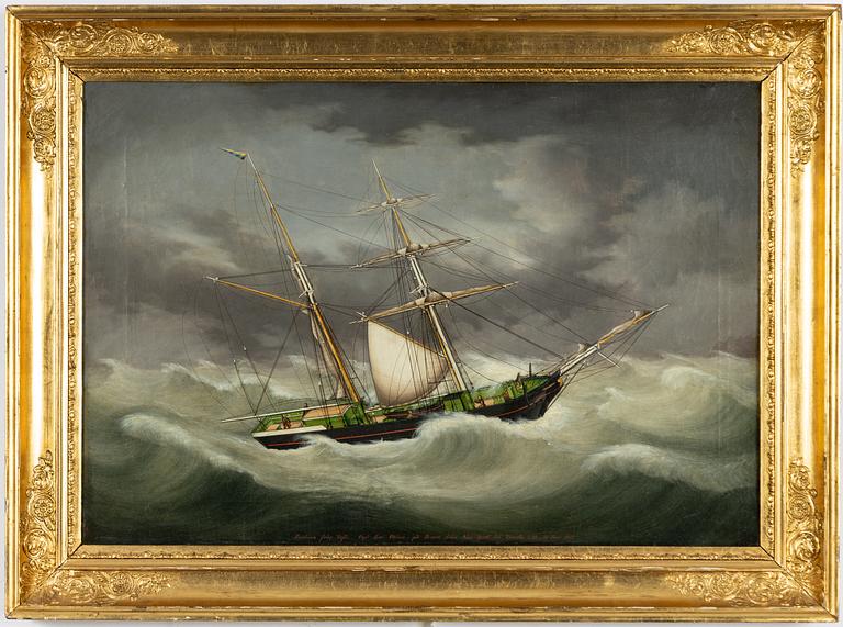 Broder Heinrich Hansen, Fredrica from Gefle on the journey from New York to Trieste.