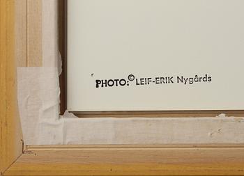 LEIF-ERIK NYGÅRDS, affisch, stämpelsignerad a tergo.