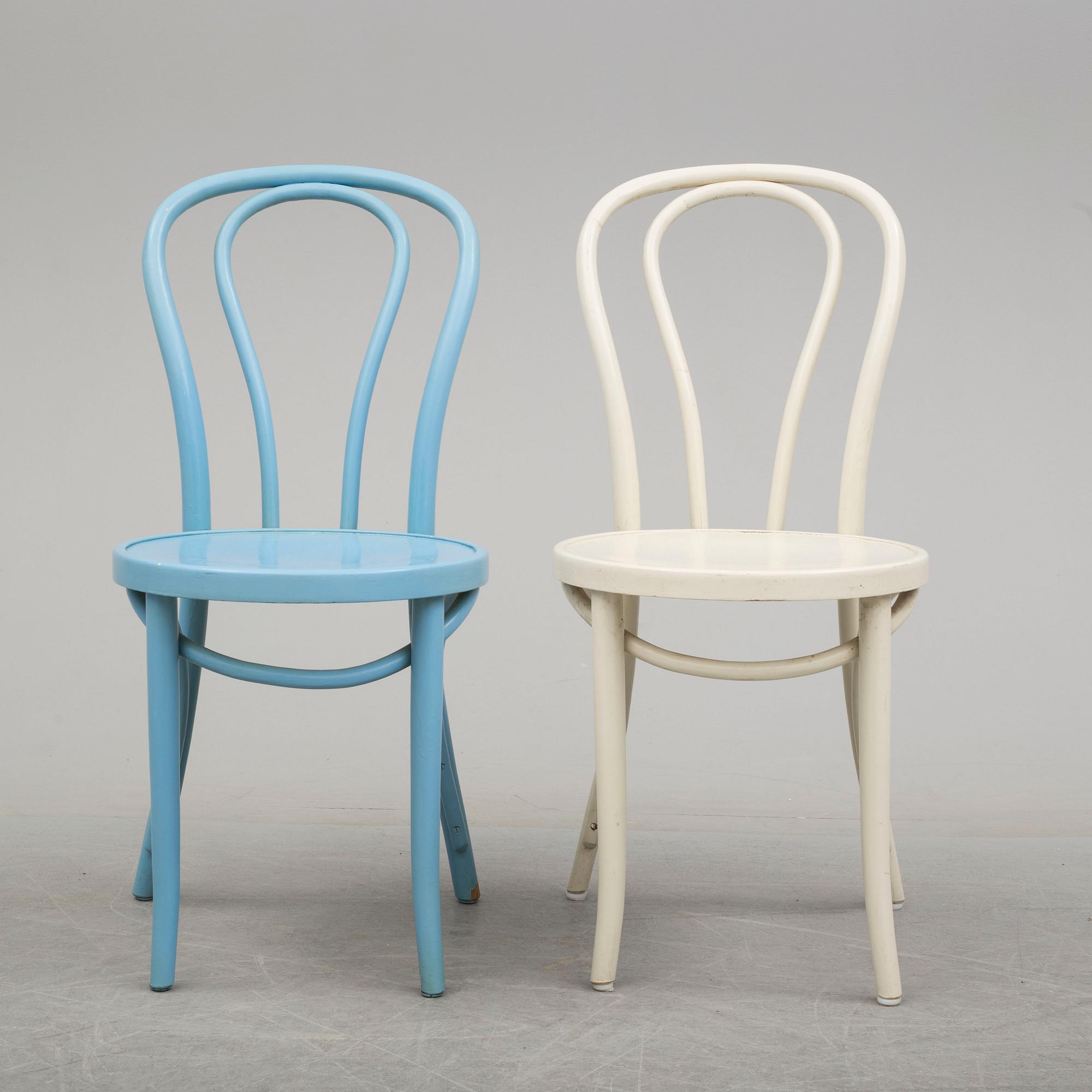 A set of six IKEA Öglan chairs, 1970/80's.