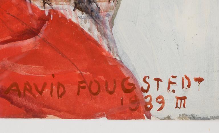 ARVID FOUGSTEDT, olja på papper, sign o dat 1939 III.