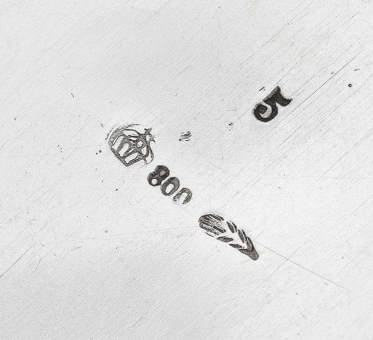 PARTI SILVER, 19 delar, bl a Bohm, Tyskland. Tot vikt ca 600 gram.