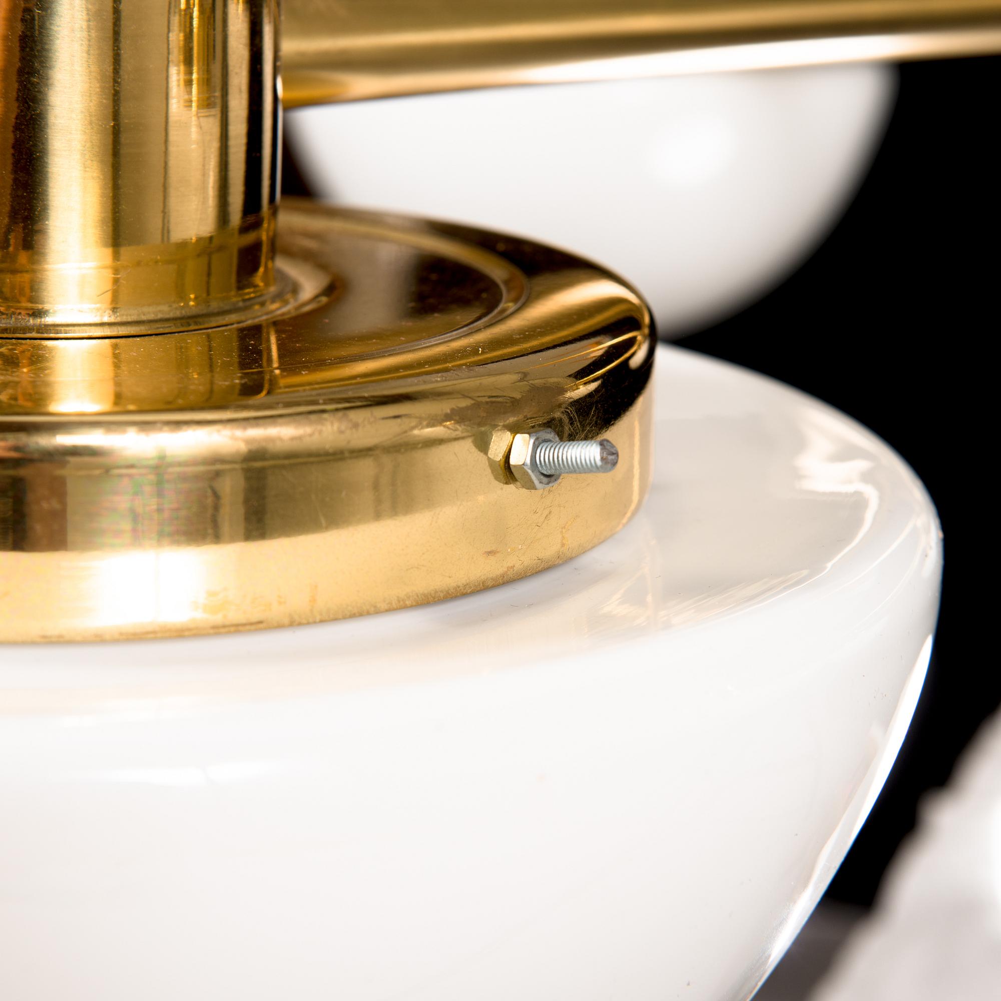 KLAUS MICHALIK, a 1960's 'Bau' chandelier for Orno.