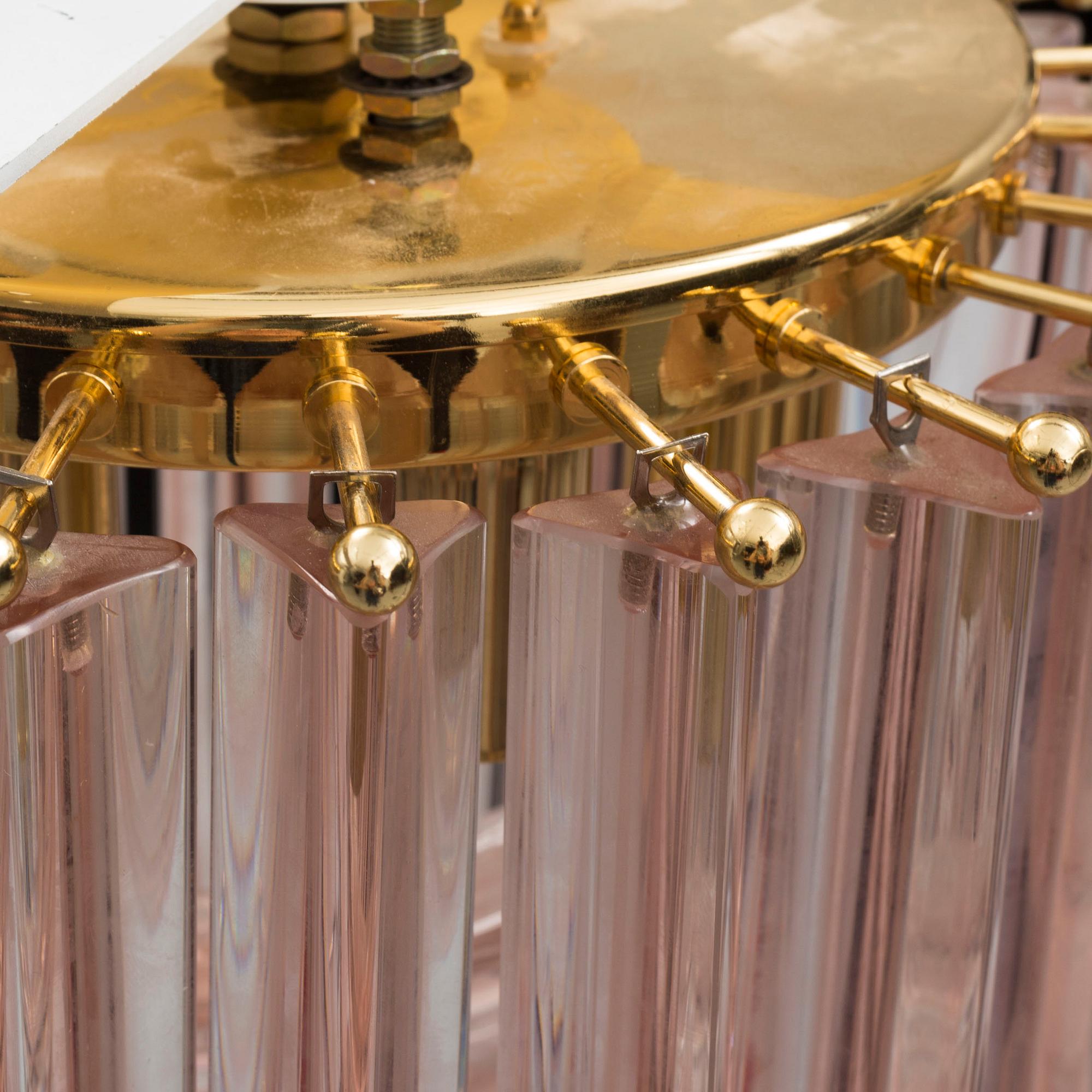 A pair of second half of the 20th century Italian ceiling lights.