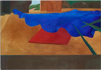 Eva Wolgers, oil on canvas, signed, dated -91.