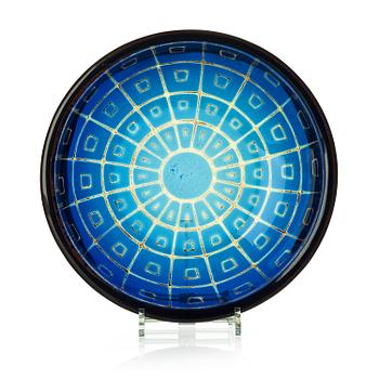168. A Sven Palmqvist 'Ravenna' glass bowl, Orrefors 1961.
