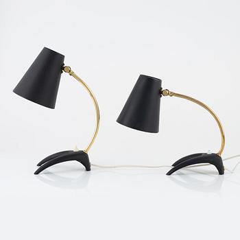 A pair of table lights from EWÅ, mid 20th Century.