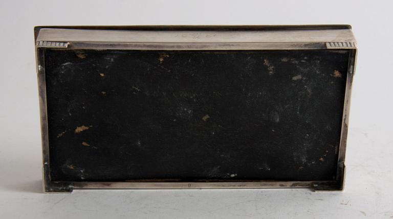 CIGARETTSKRIN, silver, Stockholm 1951.