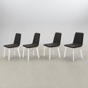 Bengt & Biritt-Marie Troedsson, dining group 5 pieces, "Runda & Deni" 2020s, manufactured by Troeds in Bjärnum.